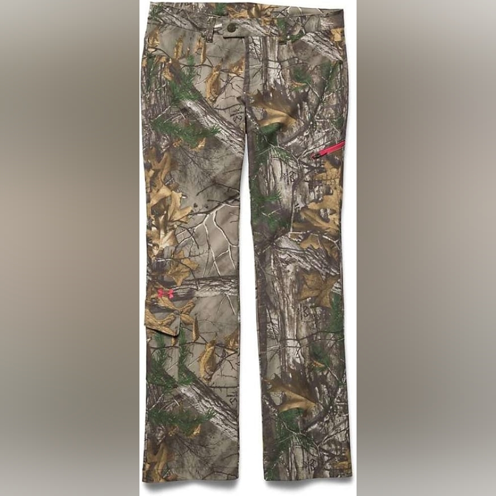 Under Armour Women's Scent Control Camo Field Pant Straight Leg size 6